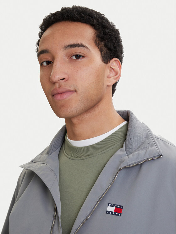 Tommy Jeans Tommy Jeans Преходно яке Essential DM0DM22720 Сив Regular Fit