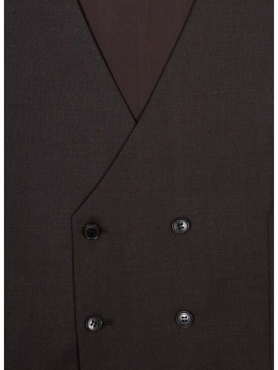 Pako Lorente Pako Lorente Kamizelka garniturowa P26SF-8G-042 Brązowy Slim Fit