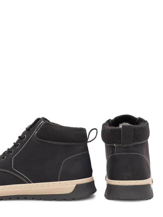 Lanetti Lanetti Schnürschuhe MYL8293-23 Schwarz