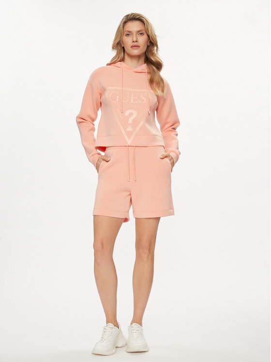 Guess Guess Μπλούζα New Alisa V2YQ08 K7UW2 Κοραλλί Regular Fit