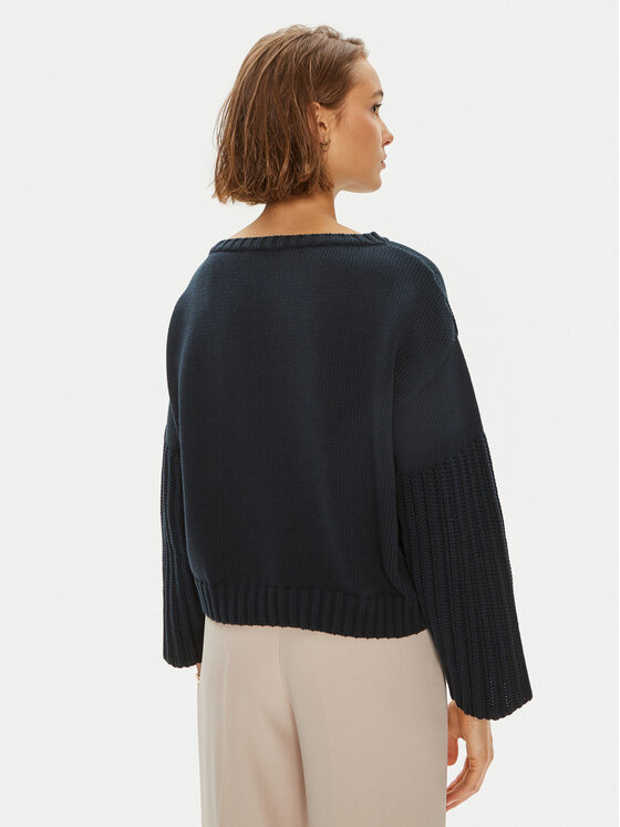 Weekend Max Mara Weekend Max Mara Sweater Spider 2425366171 Sötétkék Standard Fit