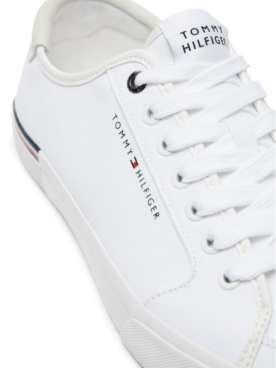Tommy Hilfiger Tommy Hilfiger Tenisky Core Corporate Vulc Canvas FM0FM05398 Biela