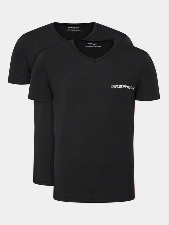 Emporio Armani Underwear Emporio Armani Underwear Komplet 2 t-shirtów 111849 3F717 17020 Czarny Regular Fit