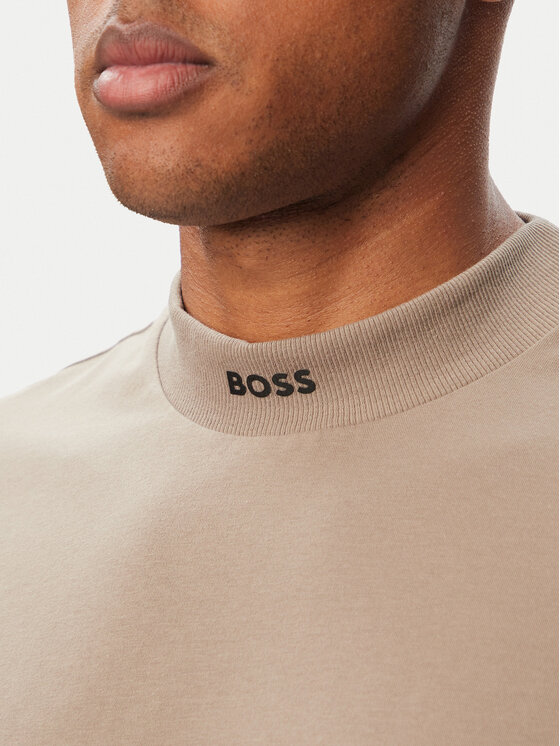 BOSS BOSS T-särk Tee Collar 50562120 Khakivärviline Relaxed Fit