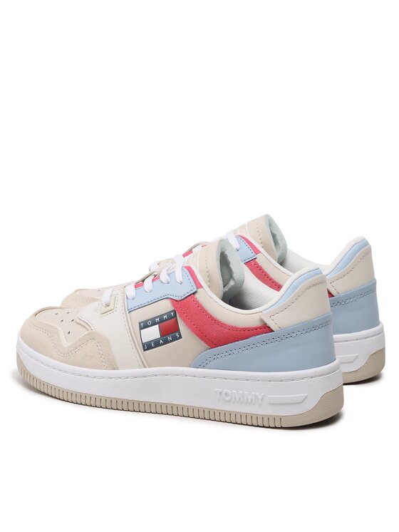 Tommy Jeans Tommy Jeans Sneakersy Basket Wmn EN0EN02052 Beżowy