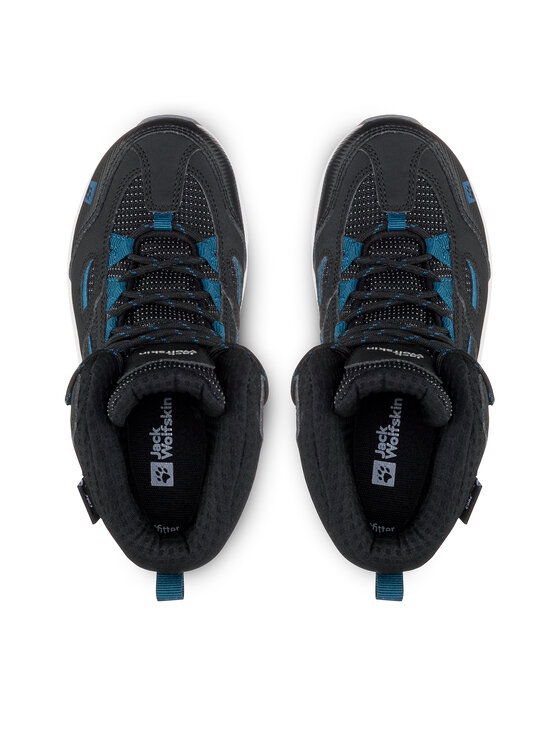 Jack Wolfskin Jack Wolfskin Bakancs Vojo Texapore Mid K 4042181 Fekete