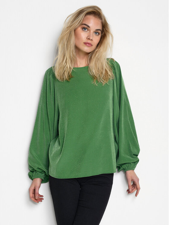 Kaffe Bluză Catia 10506810 Verde Regular Fit