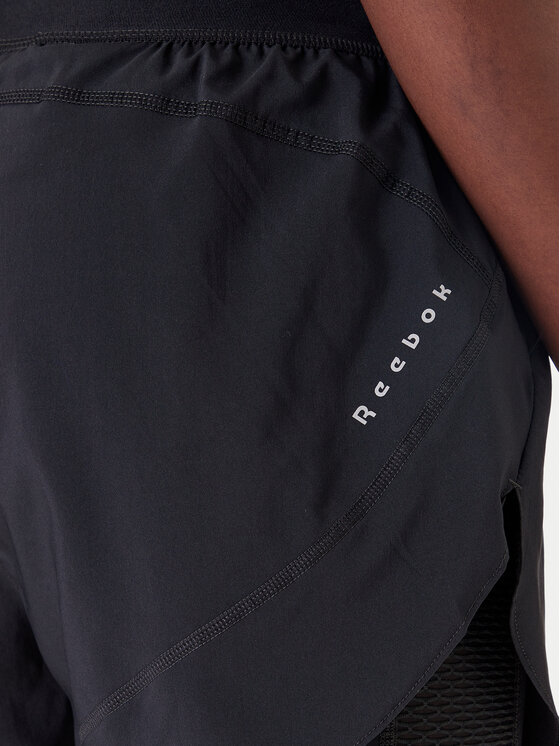 Reebok Reebok Športové kraťasy Running 100075412 Čierna Regular Fit