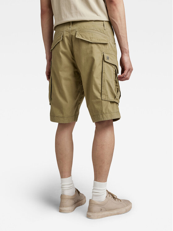 G-Star Raw G-Star Raw Bavlnené šortky D08566-D387-B212 Zelená Relaxed Fit