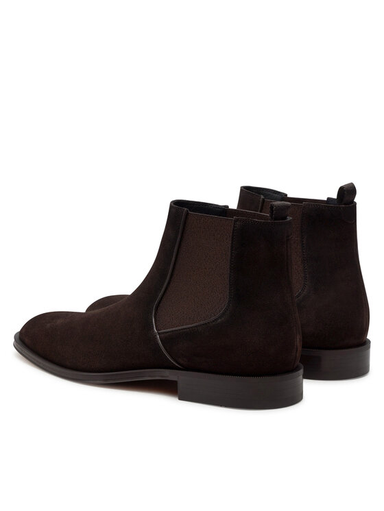 BOSS BOSS Klassische Stiefeletten Derrek_Cheb_SDPI 50516470 Braun