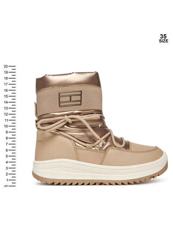 Tommy Hilfiger Tommy Hilfiger Sniega zābaki Snow Boot T3A5-34052-1474 D Bēšs