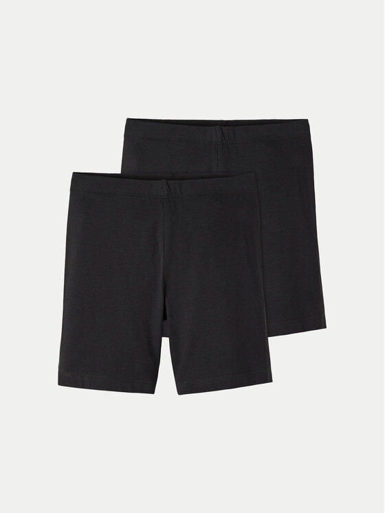 NAME IT NAME IT Набір з 2 пар спортивних шортів Vivian 13191810 Чорний Slim Fit