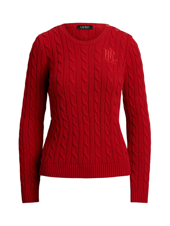 LAUREN RALPH LAUREN LAUREN RALPH LAUREN Pulover 200932223009 Rdeča Slim Fit
