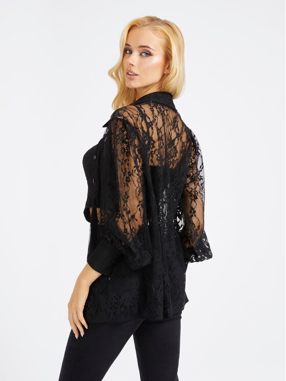 Guess Guess Top 158485 Czarny Classic Fit