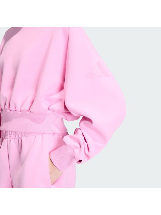 adidas adidas Majica dugih rukava Soft Lux KA7016 Ružičasta Loose Fit