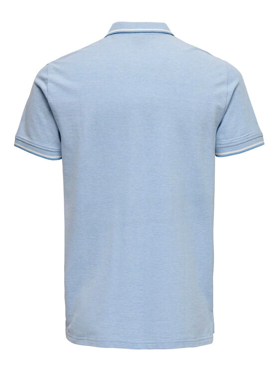 Only & Sons Only & Sons Polo marškinėliai Fletcher 22024827 Žydra Regular Fit