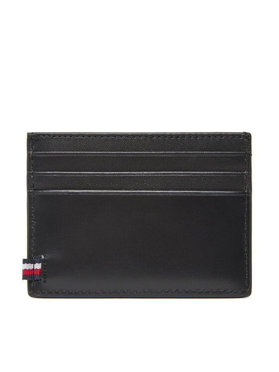 Tommy Hilfiger Tommy Hilfiger Etui pentru carduri Th Foundation Cc Holder AM0AM13506 Negru