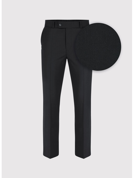Pako Lorente Pako Lorente Spodnie garniturowe P26WP-6G-015 Czarny Slim Fit