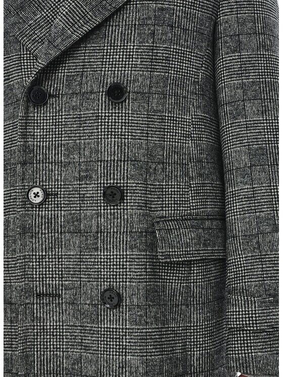 Pako Lorente Pako Lorente Płaszcz P24WF-7X-003 Szary Classic Fit