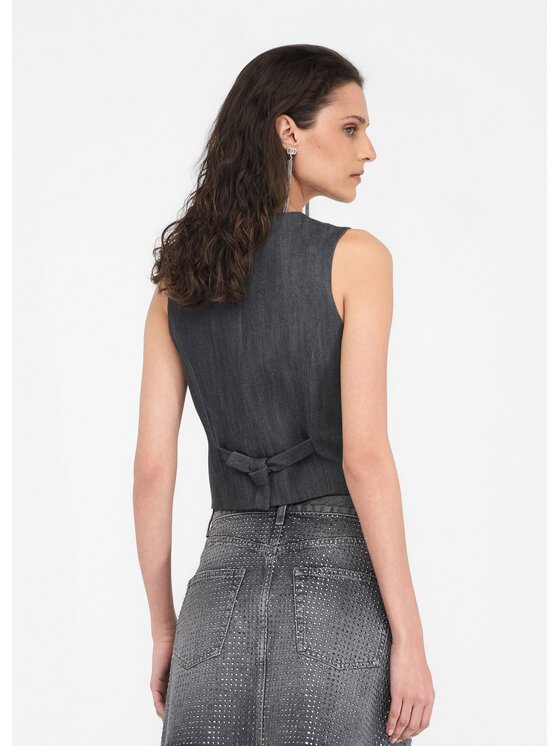 Liu Jo Liu Jo Gilet UF5226D026687457 Grigio Regular Fit