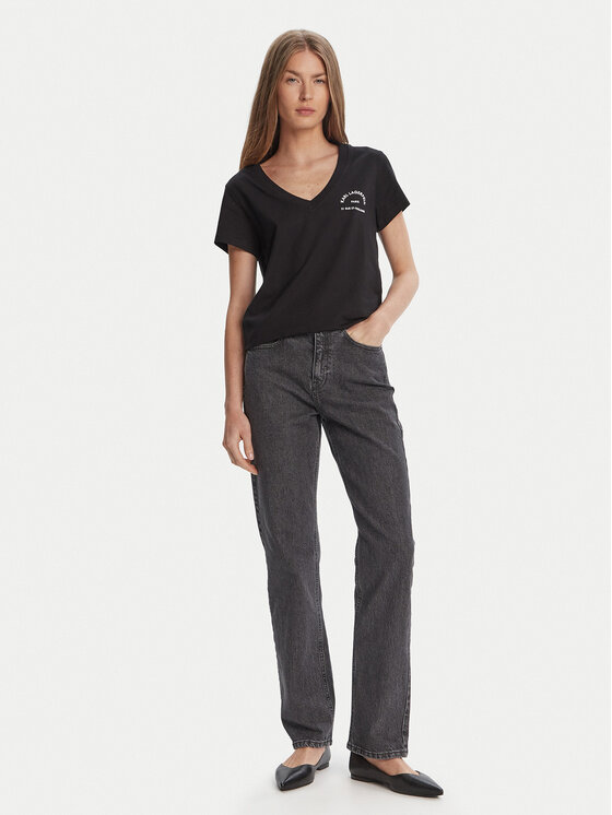 Karl Lagerfeld Jeans Karl Lagerfeld Jeans Jeansy A3W10003 Szary Straight Fit
