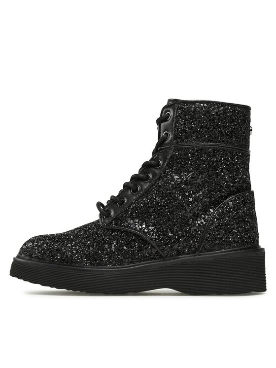 MICHAEL Michael Kors MICHAEL Michael Kors Μποτάκια Aniya Lug Bootie 40F3AYFEED Μαύρο