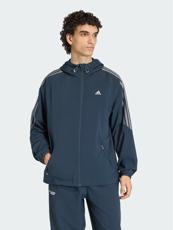 adidas adidas Kurtka przejściowa 159267 Błękitny Regular Fit