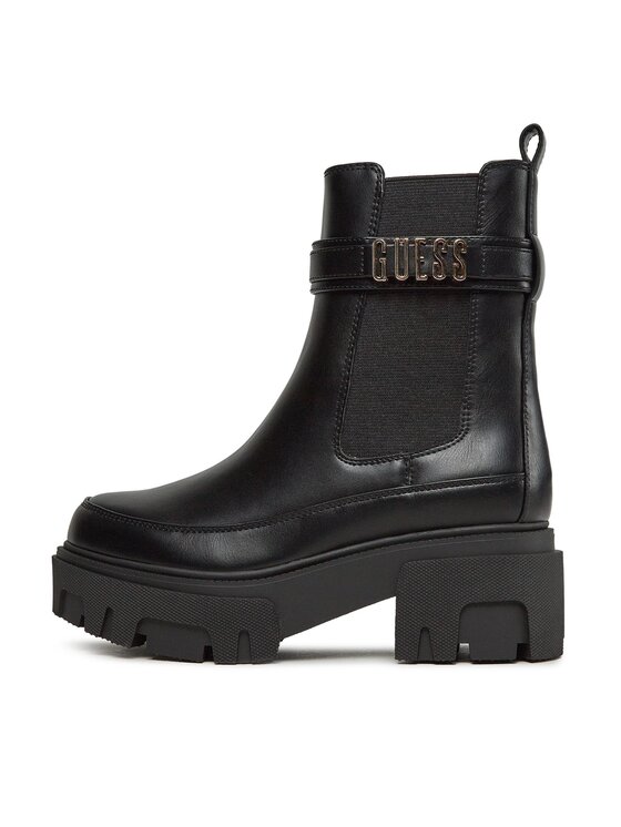 Guess Guess Botine Yelma FL8YEA ELE10 Negru
