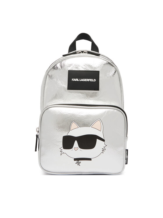Karl Lagerfeld Kids Karl Lagerfeld Kids Σακίδιο This Is St Tropez D3 Z31215 Ασημί