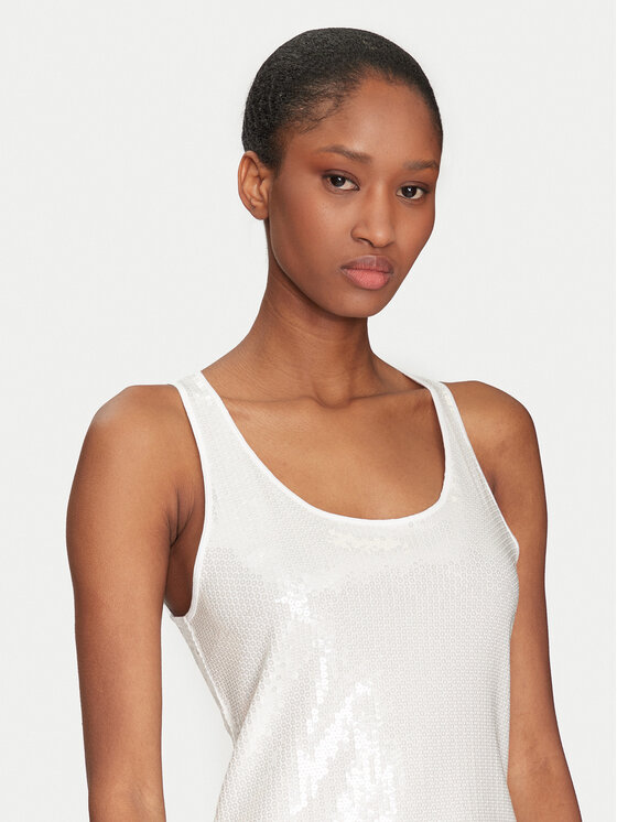 Marella Marella Koktel haljina Beati 2513621054 Bijela Regular Fit