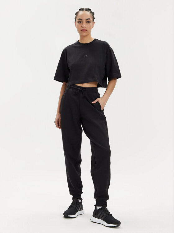 adidas adidas T-Shirt ALL SZN IR8864 Μαύρο Oversize
