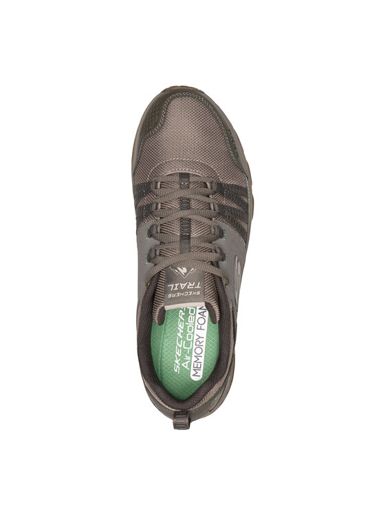 Skechers Skechers Półbuty 51591-DKTP Zielony ciemny
