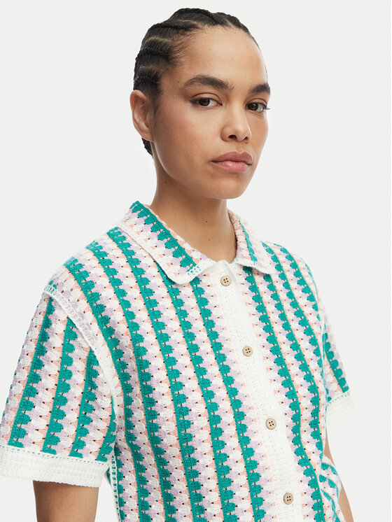 Banana Moon Banana Moon Camicia Avila Bloomday MXN47 Verde Regular Fit