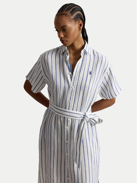 Polo Ralph Lauren Polo Ralph Lauren Hemdkleid 211965843501 Hellblau Regular Fit