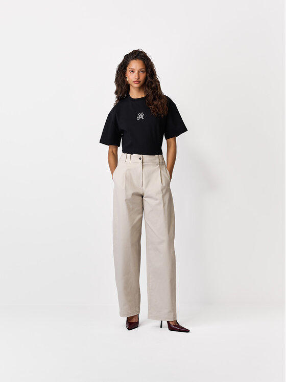 La Mania La Mania T-Shirt HOLT Černá Basic Fit