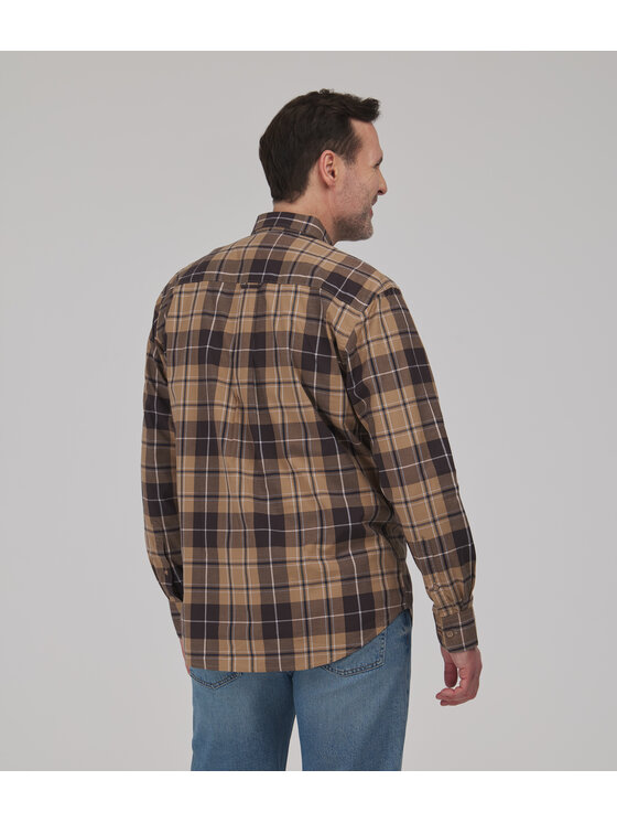 Lee Cooper Lee Cooper Koszula NEW TENBY Brązowy Comfort Fit