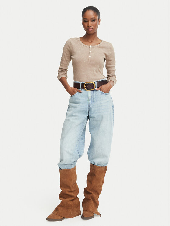 G-STAR G-Star Μπλουζάκι Vintage D29966-E800 Σκούρο μπεζ Slim Fit