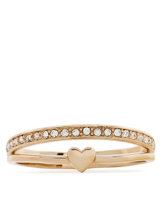 Fossil Fossil Кільце JF03460791 Рожева позолота