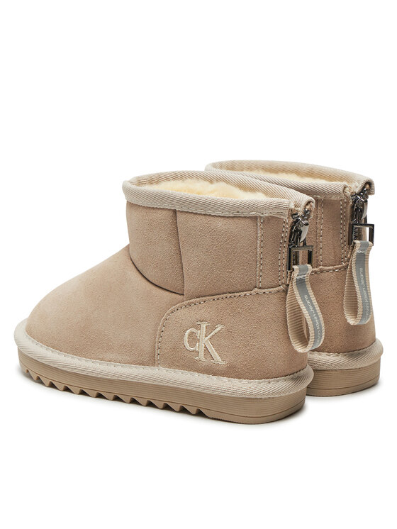 Calvin Klein Jeans Calvin Klein Jeans Μπότες Χιονιού Fur Boot V3A5-81036-0187 M Μπεζ