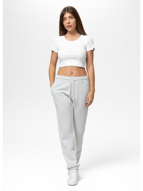 PITBULL PITBULL Spodnie dresowe Washed LOVIA Biały Regular Fit