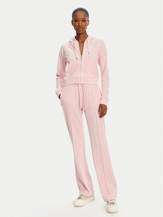 Juicy Couture Juicy Couture Pantaloni trening Tina JCAPW045 Roz Regular Fit
