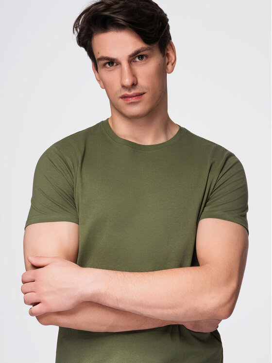 Ombre Ombre Komplet t-shirtów OM-TSBS-0268 Kolorowy Regular Fit
