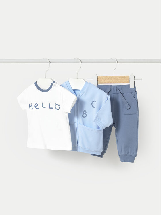 Mayoral Completo tuta 1802 Blu Regular Fit, taglia : 1_2M