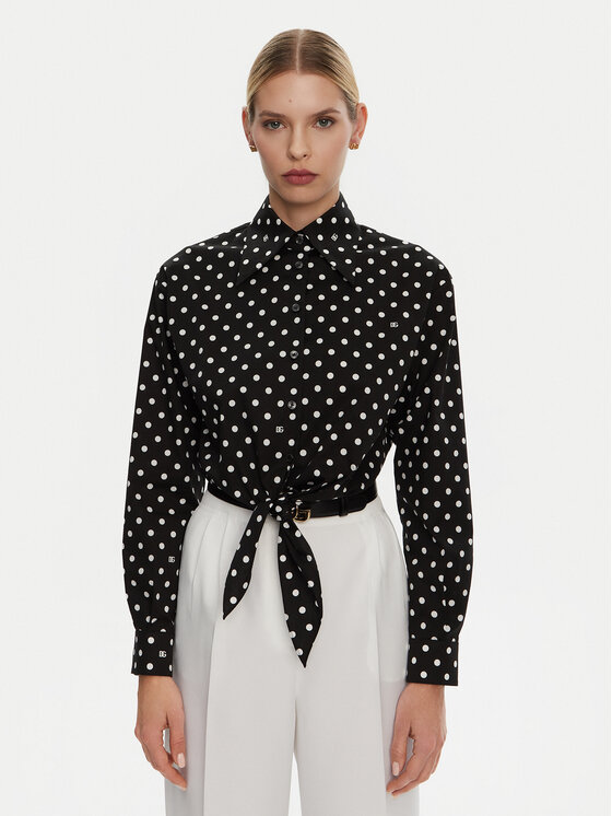 Dolce&Gabbana Dolce&Gabbana Särk F5P61T FSFNR Must Regular Fit