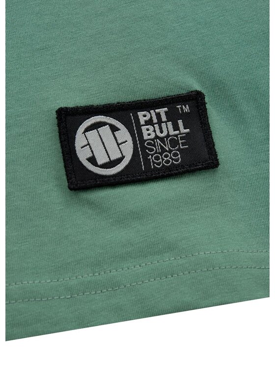 PITBULL PITBULL T-Shirt Koszulka Zielony Regular Fit