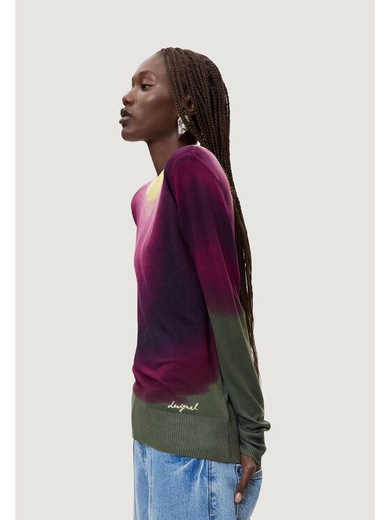 Desigual Desigual Πουλόβερ JERS_VEGET Κόκκινο Casual Fit