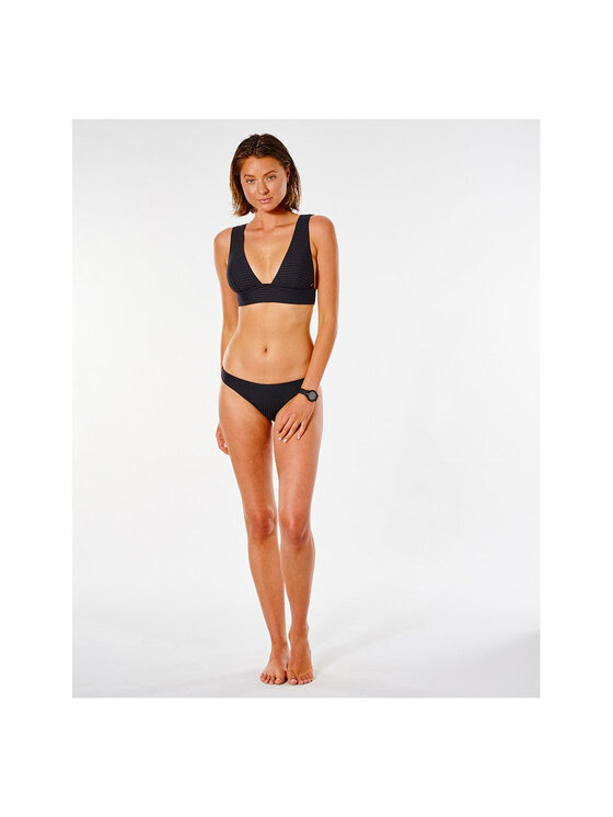 Rip Curl Rip Curl Góra od bikini Premium Surf Deep V Czarny