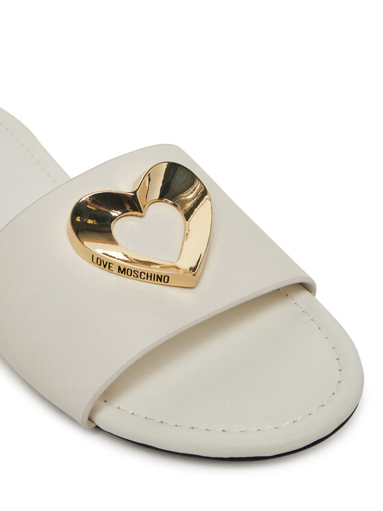 LOVE MOSCHINO LOVE MOSCHINO Şlapi JA28161G0MIA0102 Écru