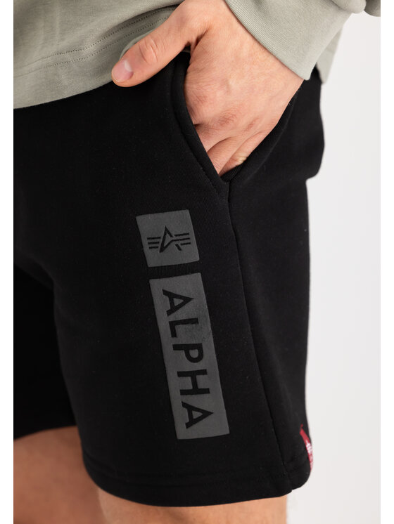 Alpha Industries Alpha Industries Szorty materiałowe AI.146365-03-XXL Czarny Regular Fit