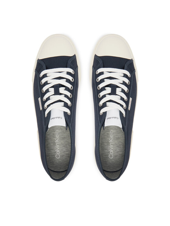 Calvin Klein Calvin Klein Sneakers aus Stoff Vulc Laceup Cv HM0HM02121 Dunkelblau